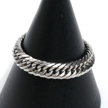 Pt900プラチナ 8面トリプルカット リング・指輪 17号 3.4g メンズ【中古】