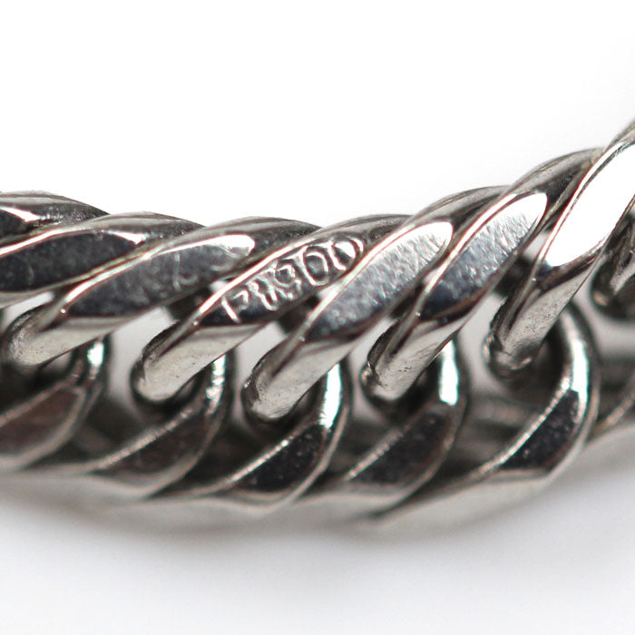 Pt900プラチナ 8面トリプルカット リング・指輪 17号 3.4g メンズ【中古】