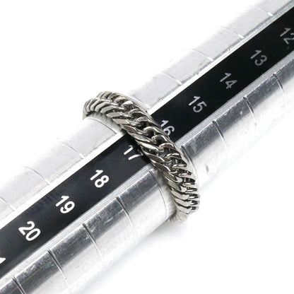 Pt900プラチナ 8面トリプルカット リング・指輪 17号 3.4g メンズ【中古】