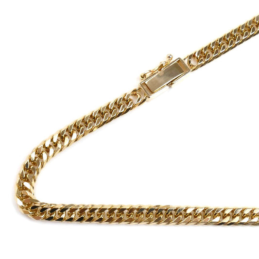 K18YG イエローゴールド ネックレス 喜平6面Wカット 30.4g 60cm メンズ【中古】