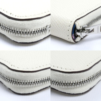 HERMES エルメス アザップコンパクト シルクイン 二つ折り財布 クレ×コルヴェール Z刻印（2021）コインケース レディース【中古】【美品】