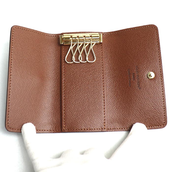 LOUIS VUITTON ルイ・ヴィトン ミュルティクレ 4 キーケース モノグラム M69517 ICチップ レディース【未使用】【買取品】