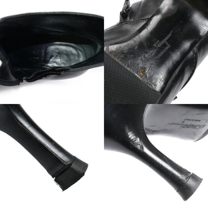 Salvatore Ferragamo サルヴァトーレフェラガモ ブーティ ブラック size 6 アンクルブーツ レディース DU30364 73 ６C【中古】