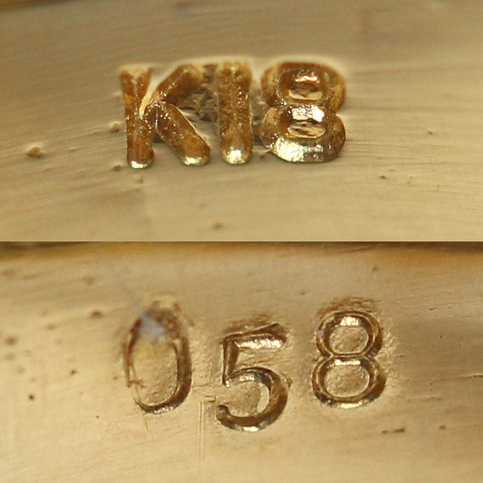 K18YG イエローゴールド ヘビ リング・指輪 ダイヤモンド0.58ct 20号 13.3g メンズ【中古】