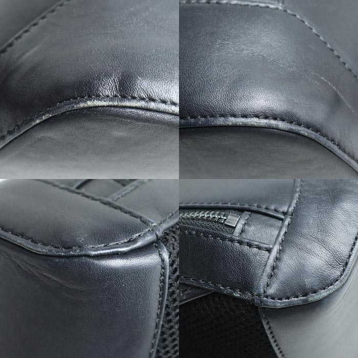 JOYA ヴィンテージ風ビジネスリュック リュック・デイパック ブラック メンズ【中古】