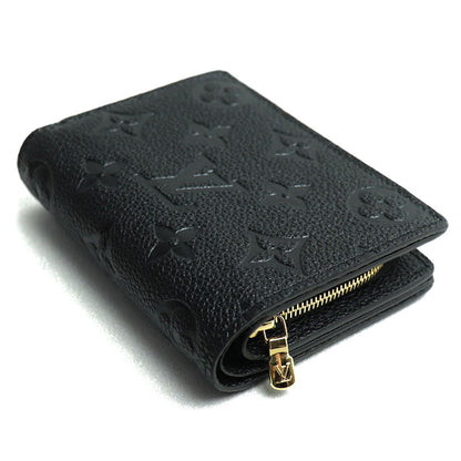 LOUIS VUITTON ルイ・ヴィトン ポルトフォイユ クレア 二つ折り財布 アンプラント ノワール M80151 ICチップ レディース【未使用】【買取品】