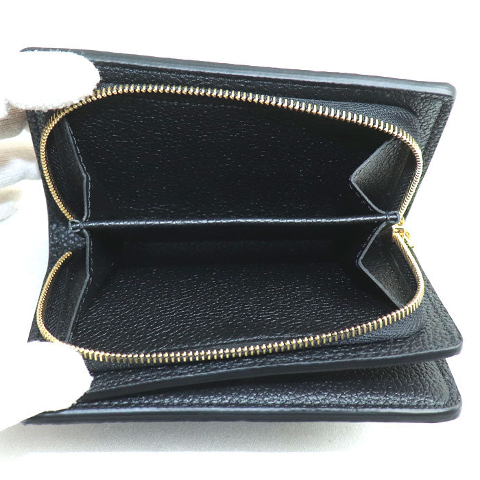 LOUIS VUITTON ルイ・ヴィトン ポルトフォイユ クレア 二つ折り財布 アンプラント ノワール M80151 ICチップ レディース【未使用】【買取品】