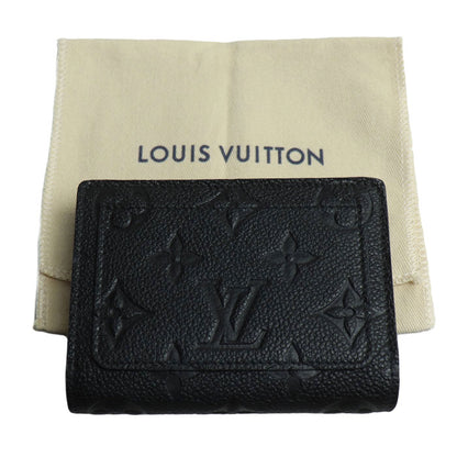 LOUIS VUITTON ルイ・ヴィトン ポルトフォイユ クレア 二つ折り財布 アンプラント ノワール M80151 ICチップ レディース【未使用】【買取品】