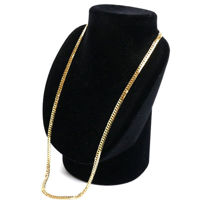 K18YG イエローゴールド ネックレス 喜平6面Wカット 50.0g 60cm メンズ【中古】