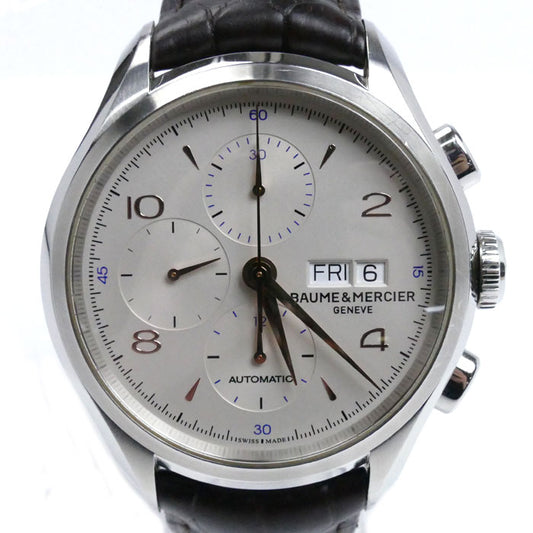 Baume & Mercier ボーム＆メルシェ クリフトン クロノグラフ 腕時計 自動巻き MOA10129 メンズ【中古】