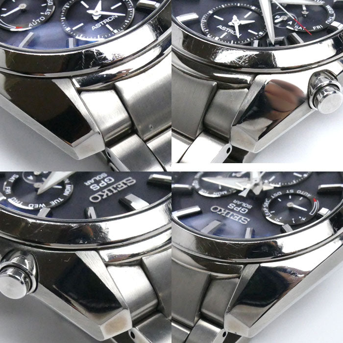 SEIKO セイコー ASTRON 腕時計 ソーラー SBXC021/5X53-0AJ0 GPS 電波 メンズ【中古】