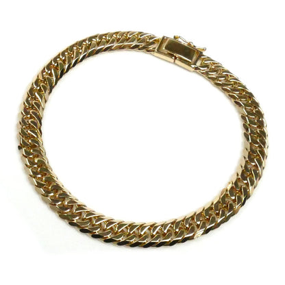 K18YG イエローゴールド ブレスレット 喜平6面Wカット 20.2g 18cm メンズ【中古】