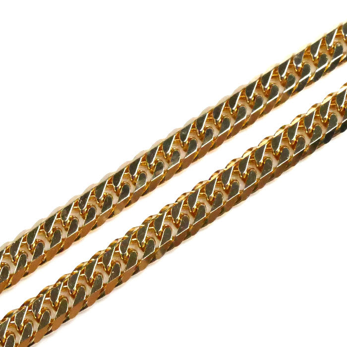 K18YG イエローゴールド ネックレス 喜平6面Wカット 31g 50cm メンズ【中古】