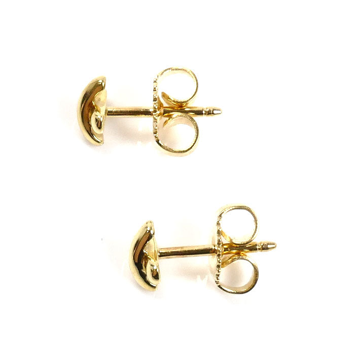 TIFFANY&Co. ティファニー K18YG イエローゴールド クロスステッチ ピアス 1.3g レディース【中古】