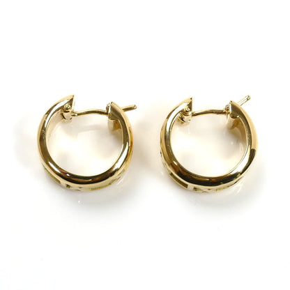 TIFFANY&Co. ティファニー K18YG イエローゴールド アトラスフープ ピアス 11.9g レディース【中古】【美品】