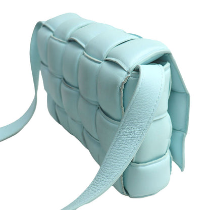 BOTTEGAVENETA ボッテガヴェネタ パデット カセット ショルダーバッグ アジュール/水色 591970 レディース【中古】