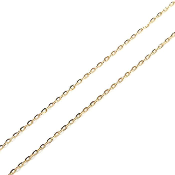 festaria K18YG イエローゴールド WISH UPON A STAR ネックレス ダイヤモンド0.06ct/0.06ct 1.4g 40cm レディース【中古】