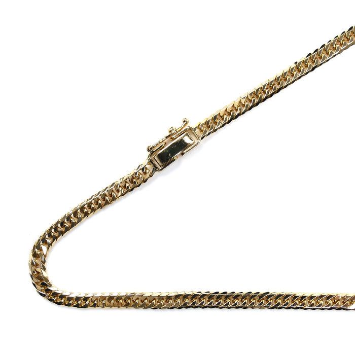 K18YG イエローゴールド ネックレス 喜平6面Wカット 20.1g 50cm メンズ【中古】