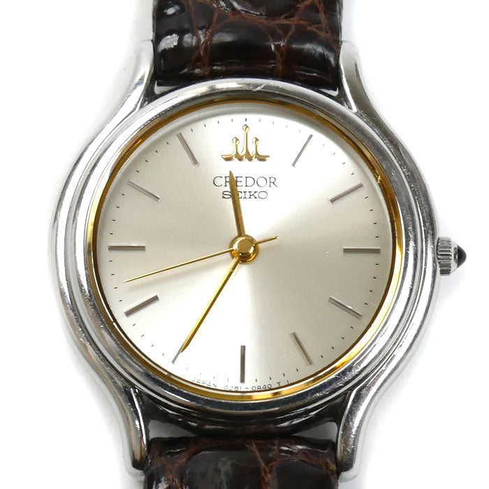 SEIKO セイコー CREDOR 腕時計 電池式 GSAS011/4J81-OA40 レディース【中古】