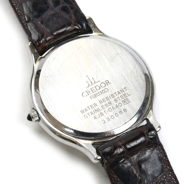 SEIKO セイコー CREDOR 腕時計 電池式 GSAS011/4J81-OA40 レディース【中古】