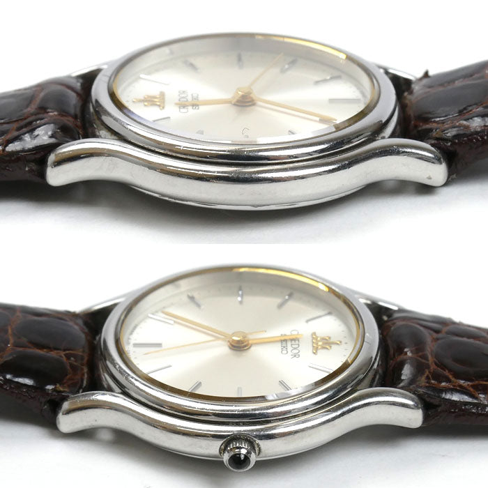 SEIKO セイコー CREDOR 腕時計 電池式 GSAS011/4J81-OA40 レディース【中古】