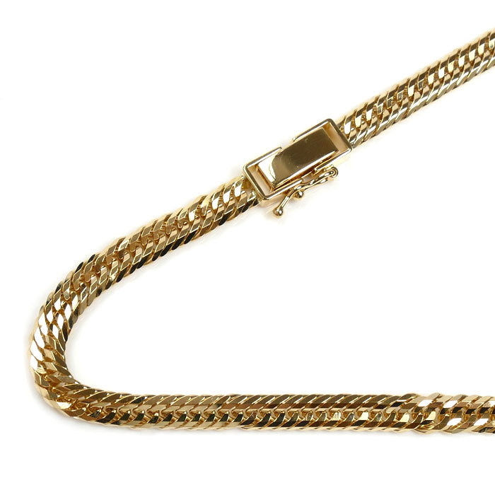 K18YG イエローゴールド ネックレス 喜平12面トリプルカット 25.6g 50cm【中古】