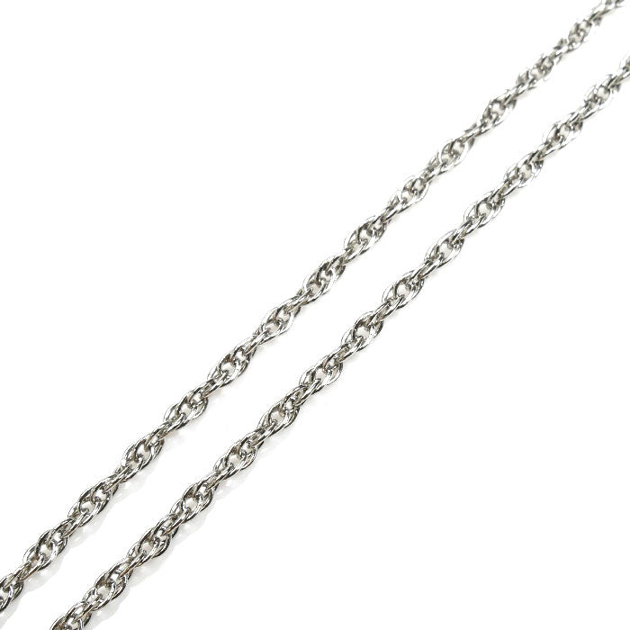 Pt850プラチナ ネックレス 3.9g 40cm デザイン レディース【中古】