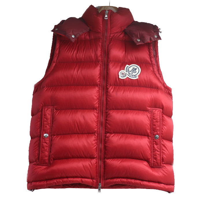 MONCLER モンクレール GERS ダウンベスト レッド D20914332949 
3 メンズ【中古】