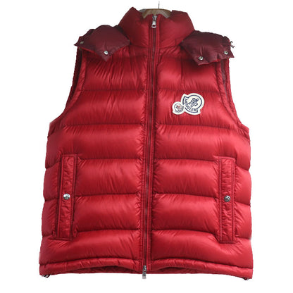 MONCLER モンクレール GERS ダウンベスト レッド D20914332949 
3 メンズ【中古】