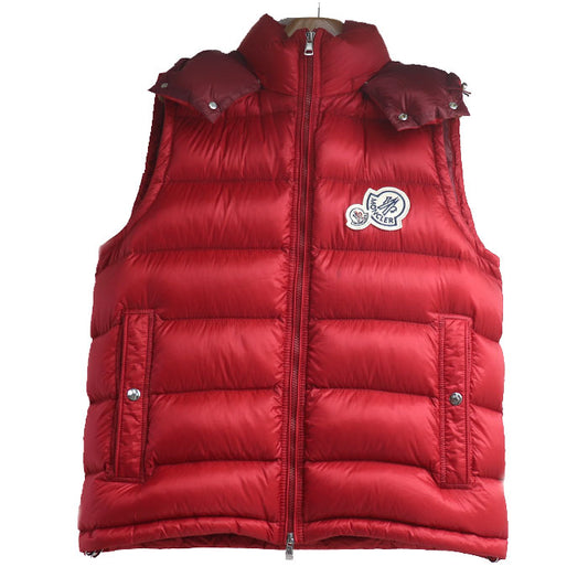 MONCLER モンクレール GERS ダウンベスト レッド D20914332949 
3 メンズ【中古】