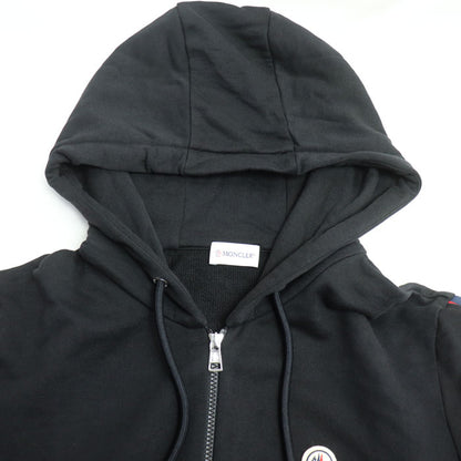 MONCLER モンクレール ZIP UP CARDIGAN パーカー ブラック H10918G00037 M メンズ【中古】