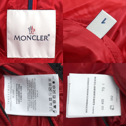 MONCLER モンクレール MYOSOTIS ダウンジャケット レッド G20911A00097 
1 メンズ【中古】