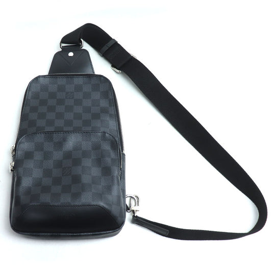 LOUIS VUITTON ルイ・ヴィトン アヴェニュースリングバッグ ボディバッグ ダミエグラフィット グレー N41719 ICチップ メンズ【中古】