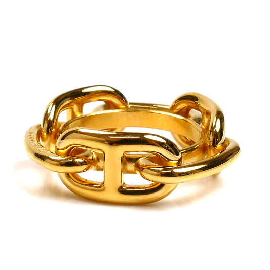 HERMES エルメス GP ルカデ シェーヌダンクル スカーフリング レディース【中古】【美品】