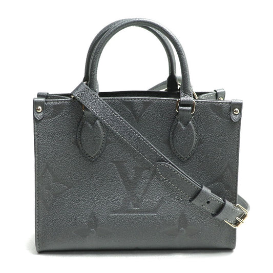LOUIS VUITTON ルイ・ヴィトン オンザゴーPM 2Wayショルダーバッグ アンプラント GRIS ACIER/グリ アシェ M12886 ICチップ LV SKI コレクション レディース【未使用】【買取品】