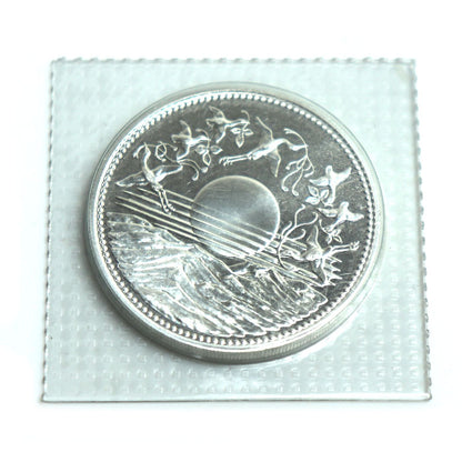 一万円銀貨 純銀 御在位六十年 記念硬貨 20g【中古】【極美品】