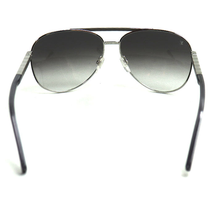 LOUIS VUITTON ルイ・ヴィトン アティテュード パイロット サングラス グレー シルバー Z0340U 9SL 61□14 140 RG0265 メンズ【中古】【美品】
