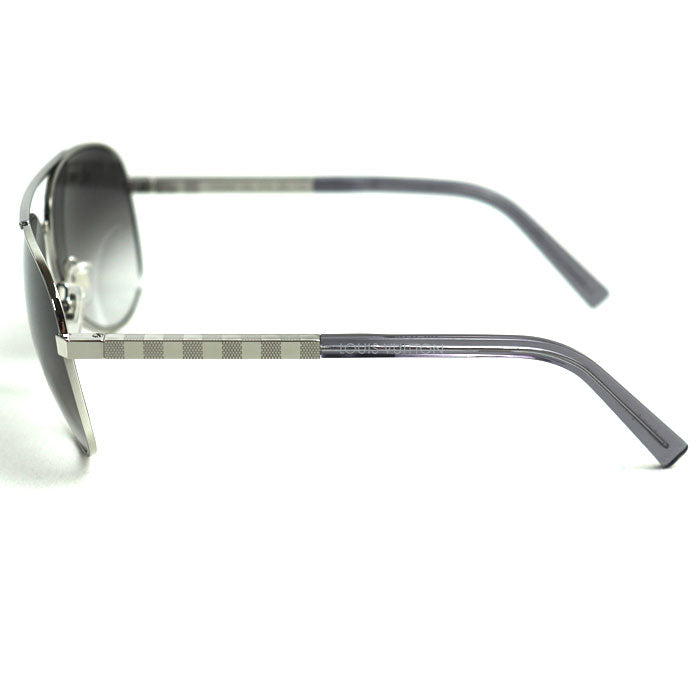 LOUIS VUITTON ルイ・ヴィトン アティテュード パイロット サングラス グレー シルバー Z0340U 9SL 61□14 140 RG0265 メンズ【中古】【美品】