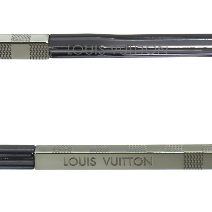LOUIS VUITTON ルイ・ヴィトン アティテュード パイロット サングラス グレー シルバー Z0340U 9SL 61□14 140 RG0265 メンズ【中古】【美品】
