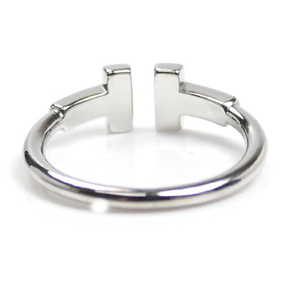 TIFFANY&Co. ティファニー K18WG ホワイトゴールド Tワイヤー ダイヤ リング・指輪 60147232 ダイヤモンド 7号 2.2g レディース【中古】