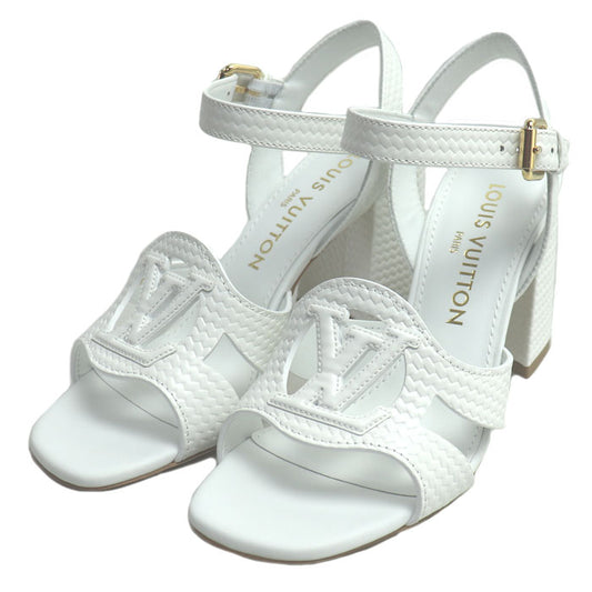 LOUIS VUITTON ルイ・ヴィトン LV・イソラ サンダル サンダル ホワイト 1AHNU2 LW0225 
37 レディース【中古】【美品】