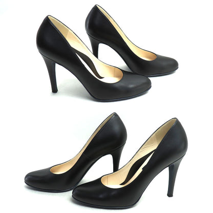 TALANTON by DIANA パンプス ブラック 
24 1/2 レディース U 19920 【中古】【美品】