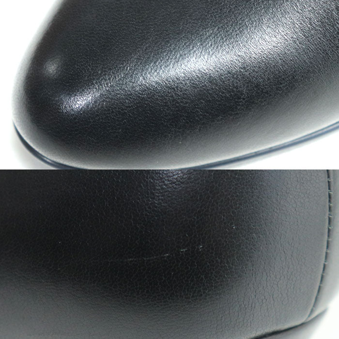TALANTON by DIANA パンプス ブラック 
24 1/2 レディース U 19920 【中古】【美品】