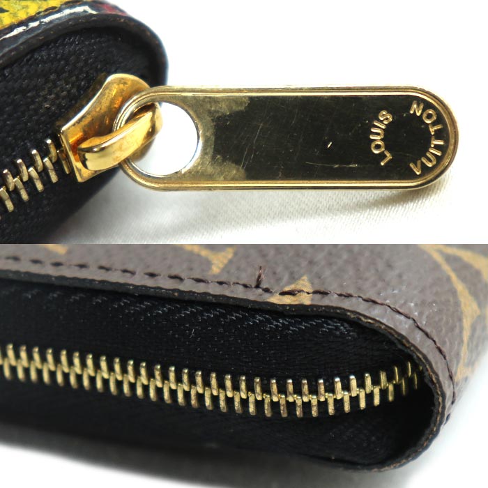 LOUIS VUITTON ルイ・ヴィトン ジッピーコインパース コインケース モノグラム 山本寛斎 ブラウン マルチ M67250 TS3197 メンズ【中古】