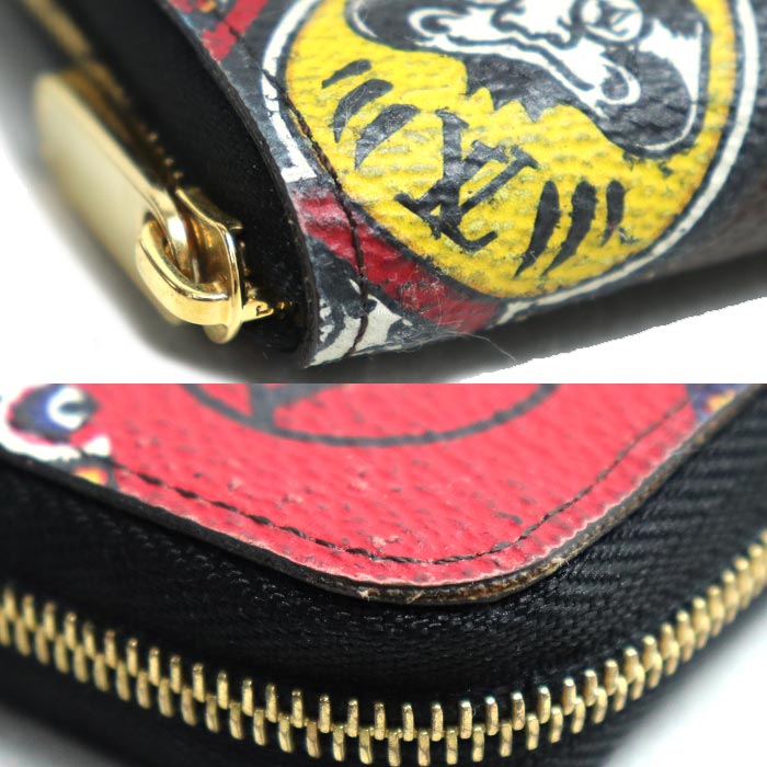LOUIS VUITTON ルイ・ヴィトン ジッピーコインパース コインケース モノグラム 山本寛斎 ブラウン マルチ M67250 TS3197 メンズ【中古】