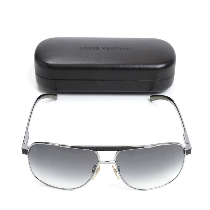 LOUIS VUITTON ルイ・ヴィトン パーシュエーション カレ パイロット サングラス グレー グレーグラデーション Z0496U 903 59□13 135 メンズ【中古】