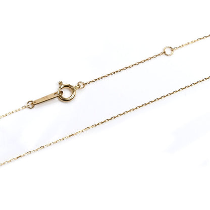 Vendome Aoyama ヴァンドーム青山 K18YG イエローゴールド ダイヤ ネックレス AGVN638040DI ダイヤモンド0.05ct 1.0g 40cm レディース【中古】【美品】