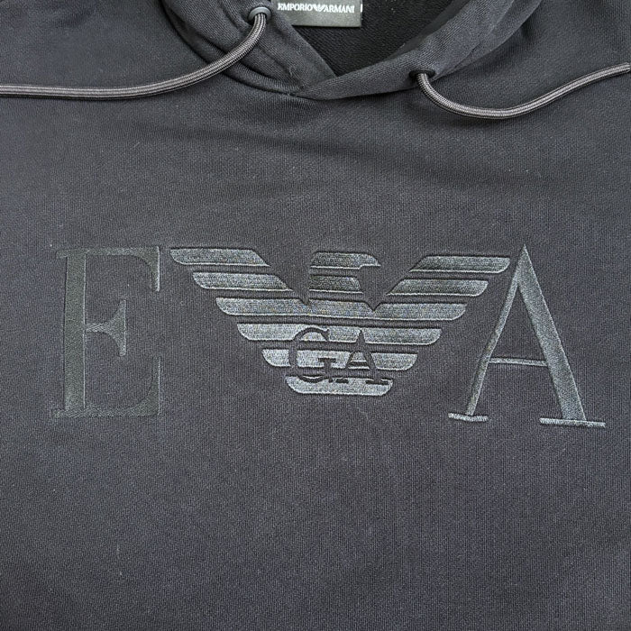 Emporio Armani エンポリオ・アルマーニ パーカー ブラック 7V1MG5 1J36Z L メンズ【中古】