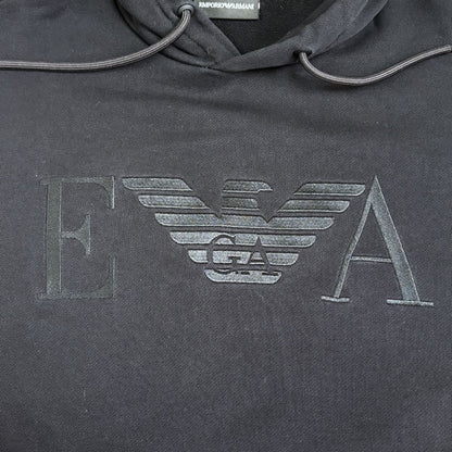 Emporio Armani エンポリオ・アルマーニ パーカー ブラック 7V1MG5 1J36Z L メンズ【中古】