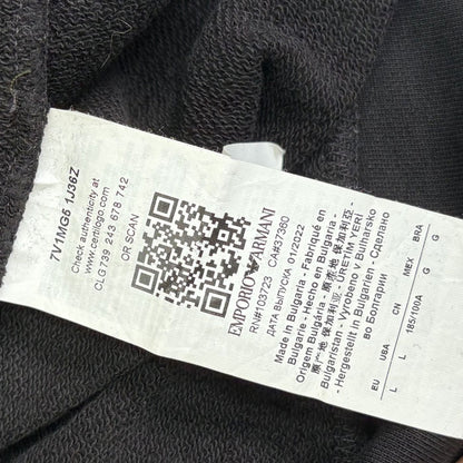 Emporio Armani エンポリオ・アルマーニ パーカー ブラック 7V1MG5 1J36Z L メンズ【中古】